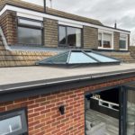 Open plan home extension with a beautiful lantern Roof and bi-fold door