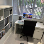A home office garage conversion in Westbridgford