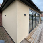 Home extension with bi-fold door