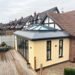 Home extension with bi-fold and lantern (atrium) roof