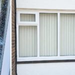 image showing a broken sealed unit fixed and replaced by Acorn Windows in Nottingham